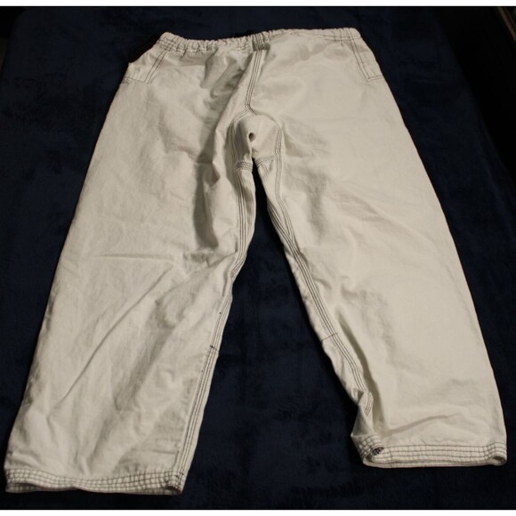 Brazilian Jiu Jitsu BJJ Mens Size A2 White BJJ Martial Arts Ghost Squad EUC - Picture 11 of 12